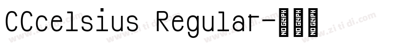 CCcelsius Regular字体转换 CCcelsius Regular字体转换